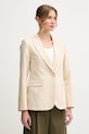 Weekend Max Mara blazer din amestec de in bej 2515041062600