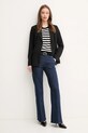 United Colors of Benetton marynarka 2R4CDW02W czarny SS25