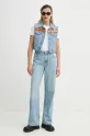 Levi's vesta EMBROIDERED XS VEST 002A7 albastru SS25