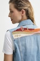 Levi's smanicato EMBROIDERED XS VEST 002A7 blu