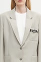 Пиджак Coperni Belted Pocket Tailored бежевый COPV69F3004