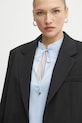 BOSS marynarka wełniana czarny 50537387