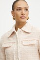 BOSS blazer con aggiunta di lana beige 50537976