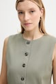 Samsoe Samsoe vestă SARUMA verde F25100037