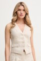MICHAEL Michael Kors vestă de in cu captuseala bej MS5101CH6R