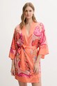Guess kimono de plajă portocaliu E5GK09.WH4V0