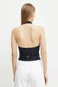 Îmbrăcăminte Fracomina vestă FR25SJ5002W761D4 bleumarin