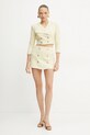 Піджак Elisabetta Franchi GI16052E2 жовтий SS25