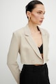 Bardot marynarka AVER beżowy 59657JB