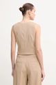 Ρούχα Γιλέκο από μείγμα μαλλιού Marciano Guess IRINA 5GGN06.7294A μπεζ