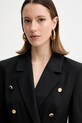 Marciano Guess blézer gyapjú keverékből IRINA fekete 5GGN05.7294A