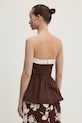 Îmbrăcăminte Abercrombie & Fitch bluza din in KI140.5047.480 maro