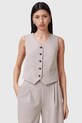 Безрукавка AllSaints ALEIDA з підкладкою бежевий W005QC