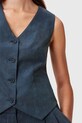 AllSaints kamizelka AVERIE W039QC niebieski SS25