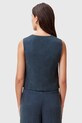 Odzież AllSaints kamizelka AVERIE W039QC niebieski