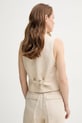 Îmbrăcăminte BA&SH vestă cu amestec de in PATSY 1E25PATS bej