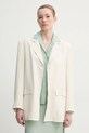Blazer με μείγμα λινών ISABELLE BLANCHE μπεζ IS25SS.J087.T005