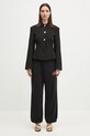 GANNI marynarka Light Twill Suiting W0057