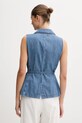 Abbigliamento United Colors of Benetton gilet di jeans 2KOWDJ00Z blu