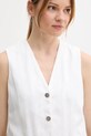 United Colors of Benetton gilet bianco 2LEDDJ00G
