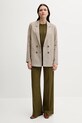 United Colors of Benetton marynarka lniana 265XDW035 beżowy SS25