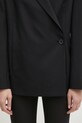 Вълнено сако Kenzo черен FF52VE2589RA.99