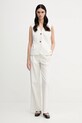 Sako s prímesou ľanu Pedro del Hierro 7319821 béžová SS25