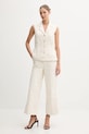 Pedro del Hierro pamut mellény 7659082 bézs SS25