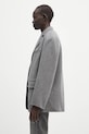 Μάλλινο σακάκι Anine Bing Quinn Blazer A.01.10719 γκρί SS25