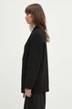 Anine Bing marynarka wełniana Quinn Blazer A.01.7073 czarny SS25