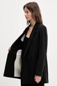 Sako s příměsí lnu Bimba Y Lola 251BR4048.10000 černá