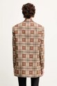 Одежда Шерстяной пиджак Marine Serre Moon Checks Jacquard Boxy UJA066A.CWOV0064 коричневый