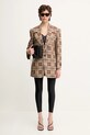 Шерстяной пиджак Marine Serre Moon Checks Jacquard Boxy UJA066A.CWOV0064