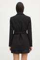 Odzież GANNI marynarka Bonded Crepe W0241 czarny