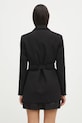 Одежда Пиджак GANNI Bonded Crepe W0241 чёрный