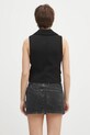 Odjeća Prsluk GANNI Bonded Crepe W0243 crna