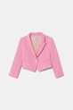Παιδικό σακάκι Patrizia Pepe R852 7S0277 ροζ SS25