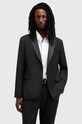 AllSaints sacou din lana TISBURY cu captuseala negru M029QB