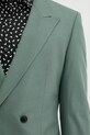 Μάλλινο σακάκι HUGO 50537779 πράσινο
