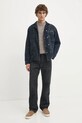 G-Star geacă din denim D25263.D489 bleumarin SS25