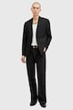 Пиджак с примесью шерсти AllSaints WREN M007QB чёрный