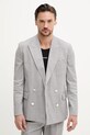 HUGO blazer din amestec de in gri 50538161
