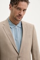Blazer s příměsí vlny HUGO béžová 50538341