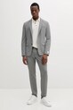 Calvin Klein marynarka z domieszką wełny K10K113944 szary SS25