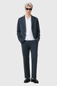AllSaints sacou BAY M017QC albastru