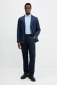 Льняний жакет Hackett London HM443515R темно-синій SS25