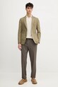 Hackett London blazer din amestec de in HM470595R verde SS25