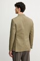 Îmbrăcăminte Hackett London blazer din amestec de in HM470595R verde