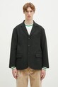 Vlnené sako Visvim Bowen Blazer regular čierna 125105013021