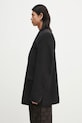 VETEMENTS geaca de lana Logo Embroidered UA65JA710B negru SS25